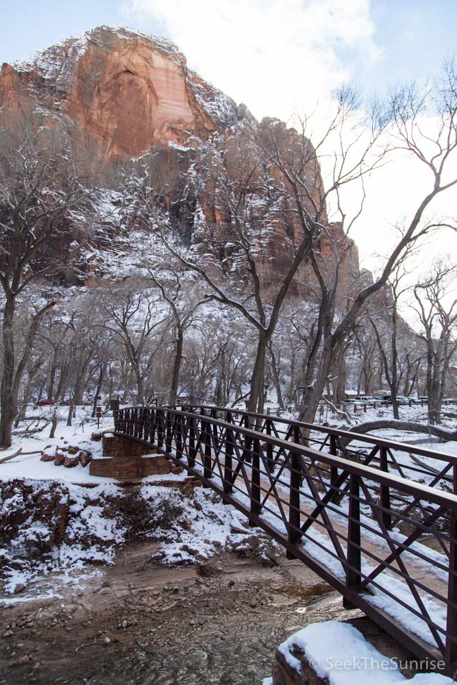 Kayenta Trail to Emerald Pools in Zion National Park Best Winter Hike