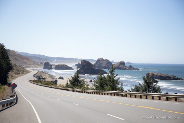 road trip on highway 101